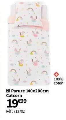 parure 140x200cm catcorn