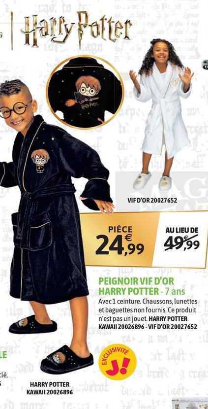 peignoir vif d'or harry potter