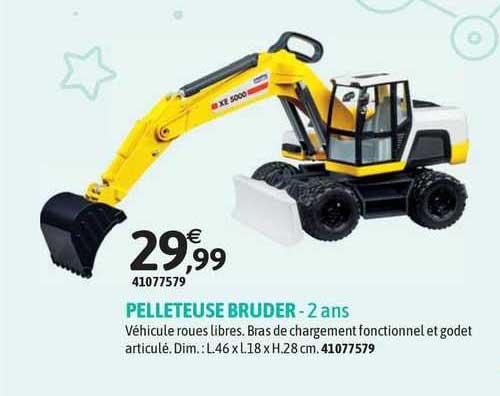 pelleteuse bruder - 2 ans