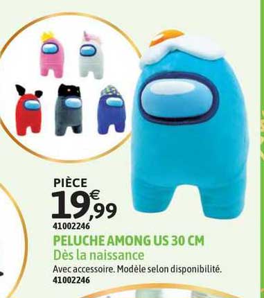 peluche among us 30 cm