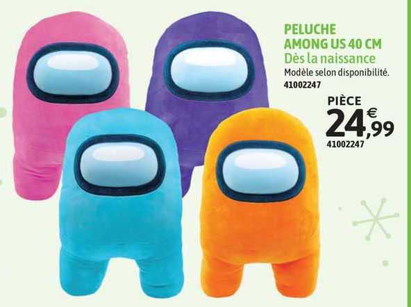 peluche among us 40 cm