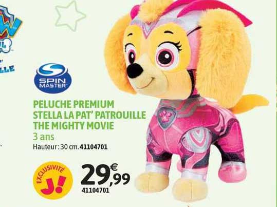 peluche premium stella la pat'patrouille the mighty movie