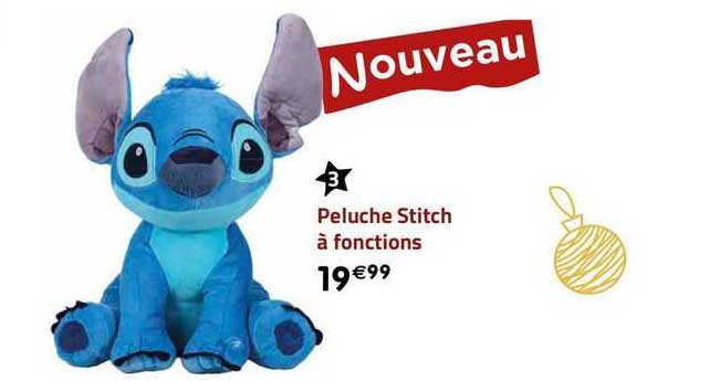 peluche stitch à fonctions