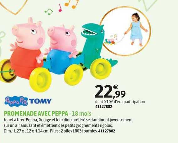 peppa pig promenade avec peppa