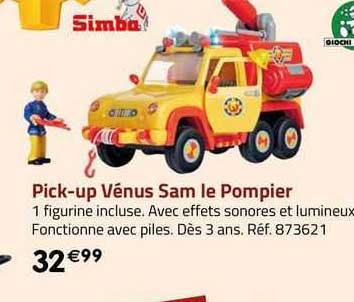 pick-up vénus sam le pompier