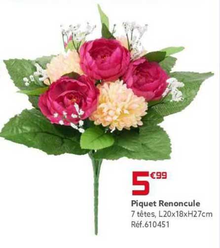 piquet renoncule