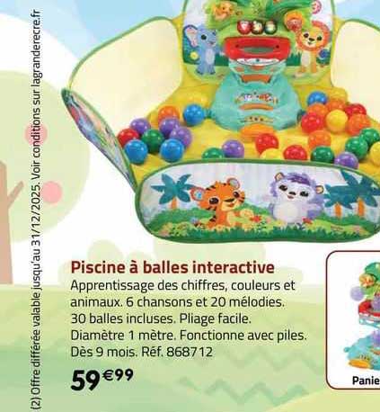 piscine à balles interactive