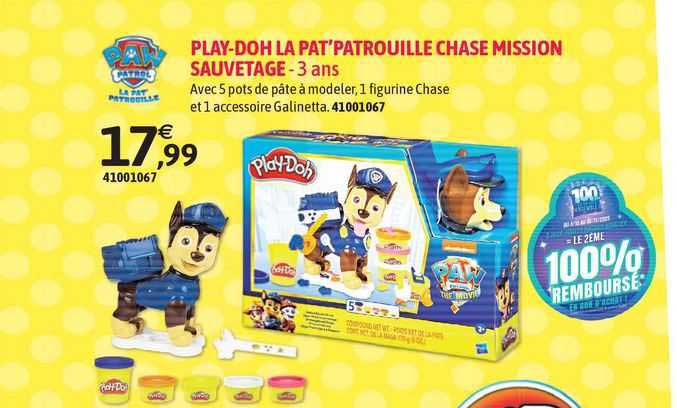 play-doh la pat'patrouille chase mission sauvetage