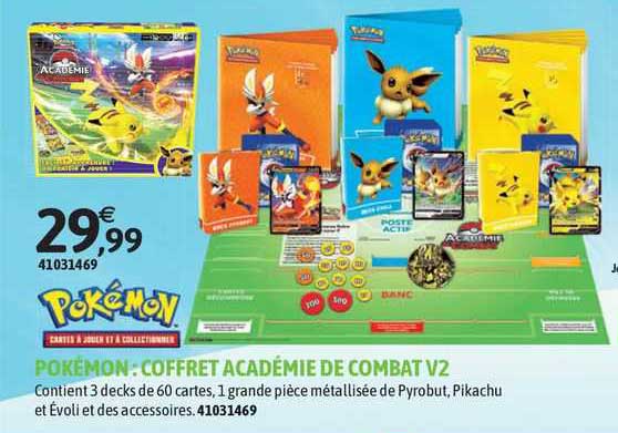 pokémon - coffret académie de combat v2
