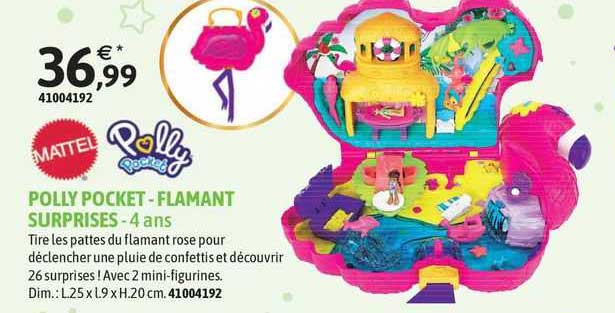 polly pocket - flamant surprises