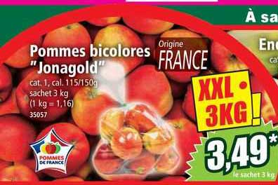 Pommes Bicolores "jonagold"