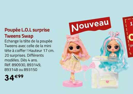 poupée l.o.l. surprise tweens swap
