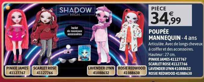 poupée mannequin shadow high