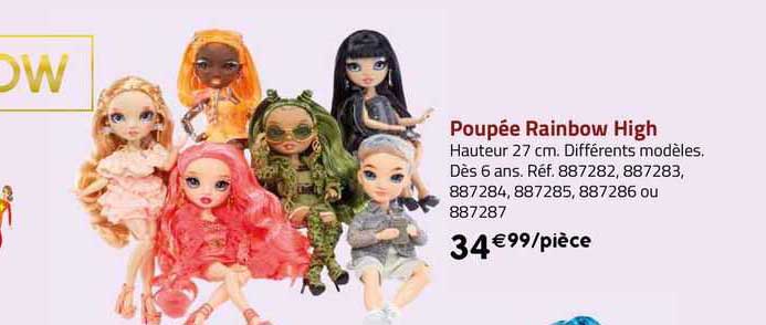 poupée rainbow high