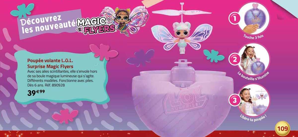 poupée volante l.o.l. surprise magic flyers