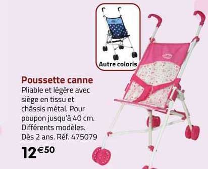 Poussette Canne