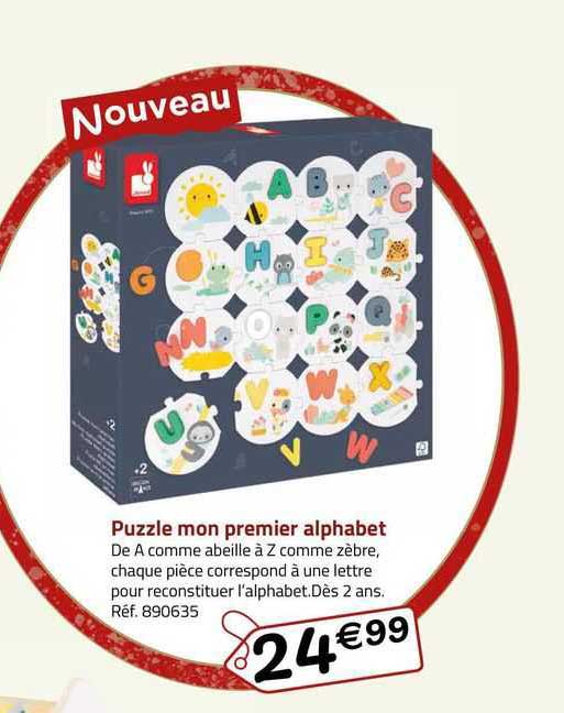 puzzle mon premier alphabet