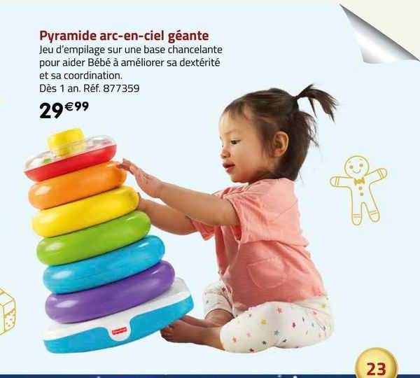 pyramide arc-en-ciel géante