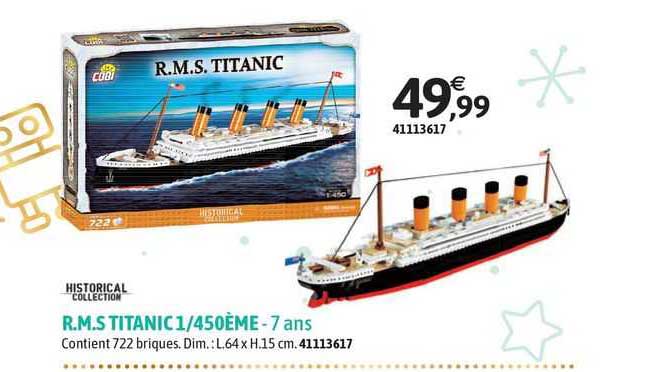 r.m.s. titanic 1/450ème - 7 ans