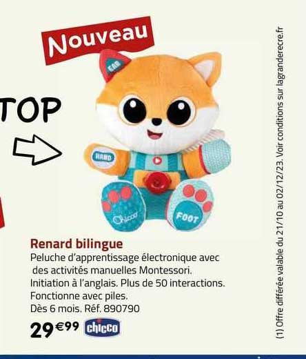 Renard Bilingue Chicco