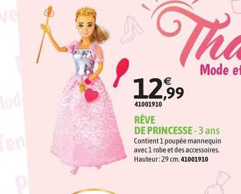 rêve de princesse - 3 ans