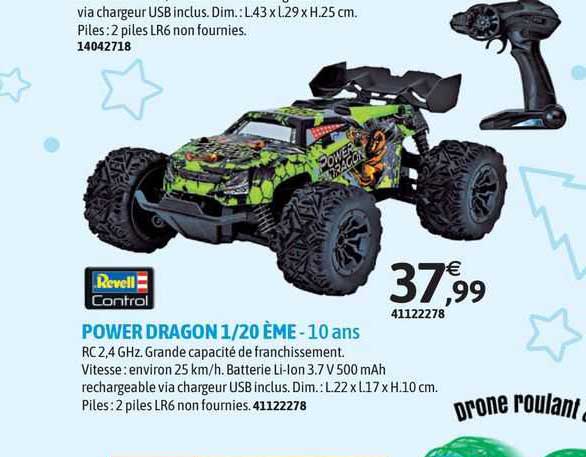 revell controll power dragon 1/20ème