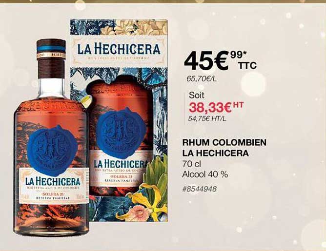 Rhum Colombien La Hechicera