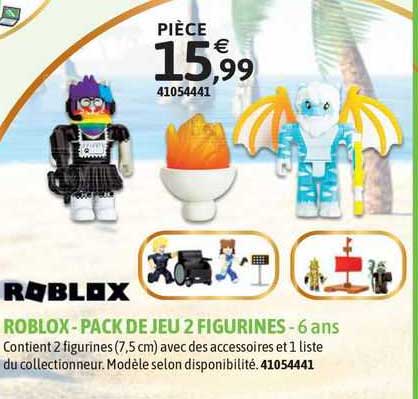 roblox - pack de jeu 2 figurines