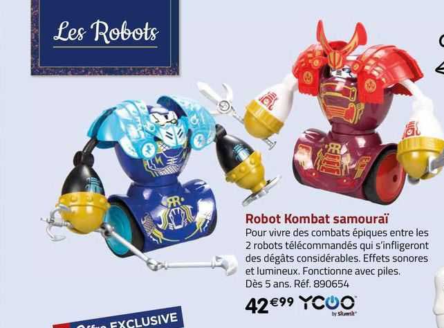 robot kombat samuraï ycoo