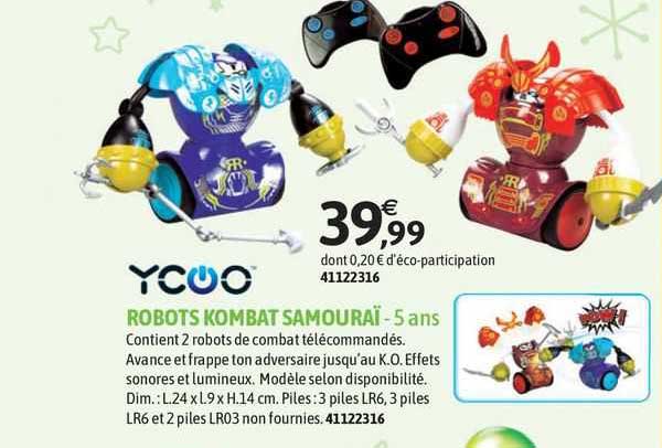 robots kombat samouraï ycoo
