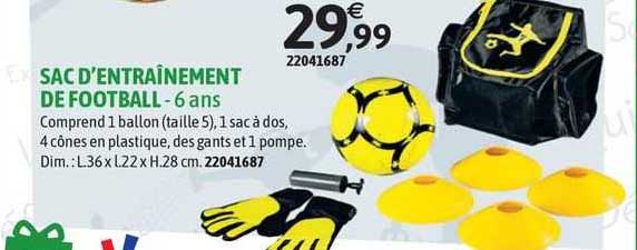 sac d'entraînement de football