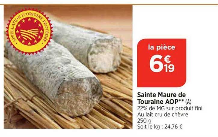 sainte maure de touraine aop