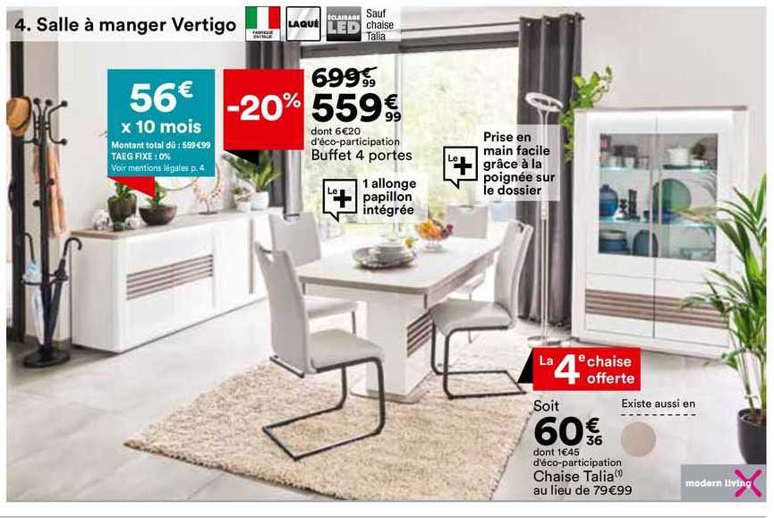 salle à manger vertigo