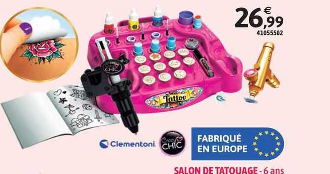 salon de tatouage clementoni - 6 ans