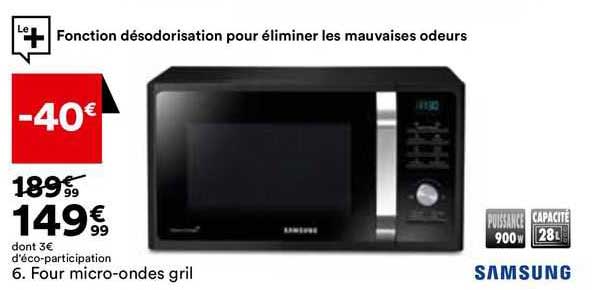 samsung four micro-ondes grill