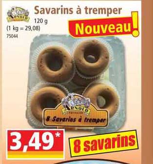savarins à tremper