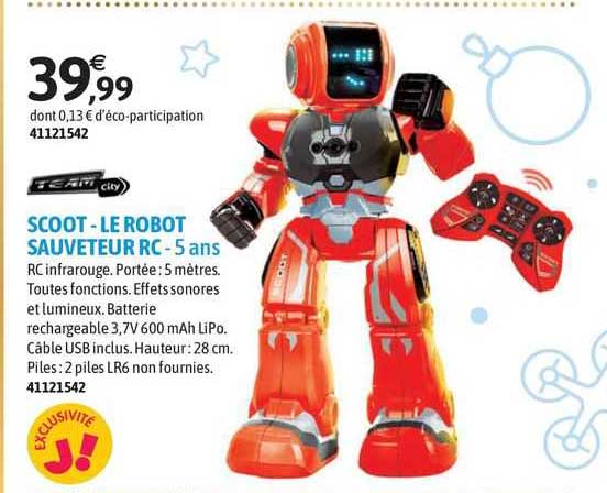 scoot - le robot sauveteur rc