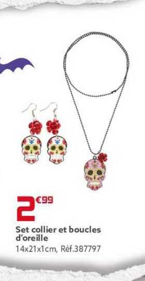 set collier et boucles d'oreille