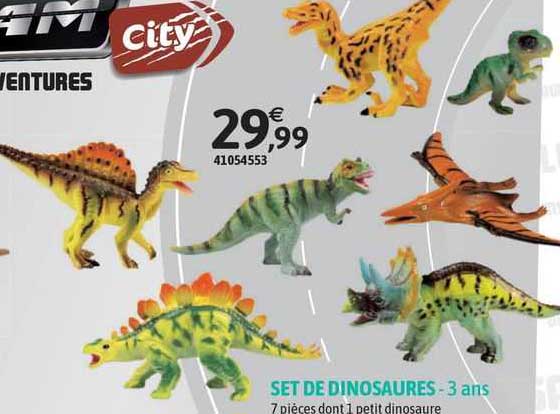 set de dinosaures - 3 ans