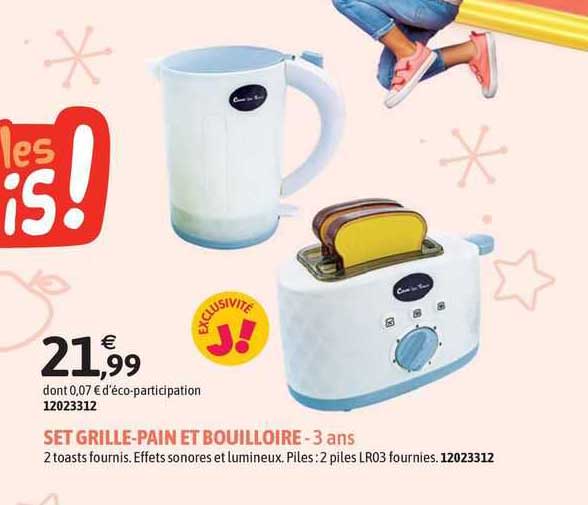 Set Grille-pain Et Bouilloire