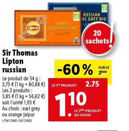 Sir Thomas Lipton Russian