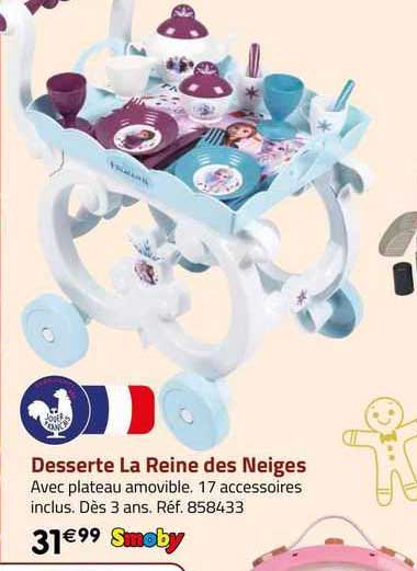 smoby desserte la reine des neiges