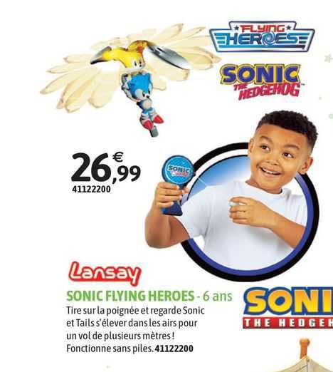 sonic flying heroes - 6 ans lansay