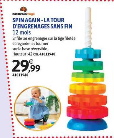 spin again - la tour d'engrenages sans fin