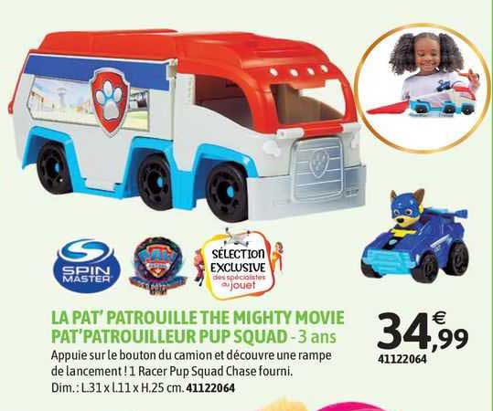spin mastere la pat' patrouille the mighty movie pat' patrouilleur pup squad