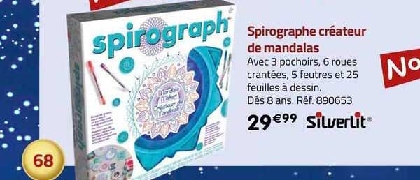 Spirographe Créateur De Mandalas Silverlit
