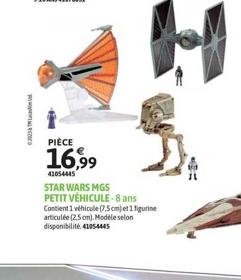 star wars mgs petit véhicule
