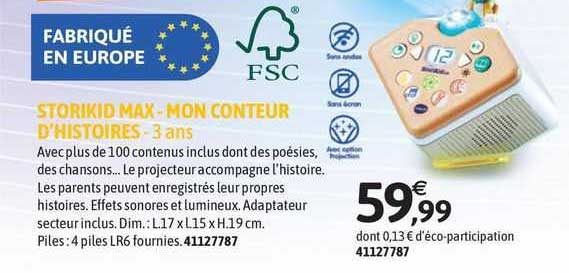 storikid max - mon conteur d'histoires