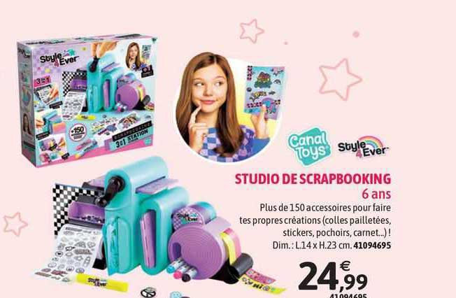 studio de crapbooking canal toys style event