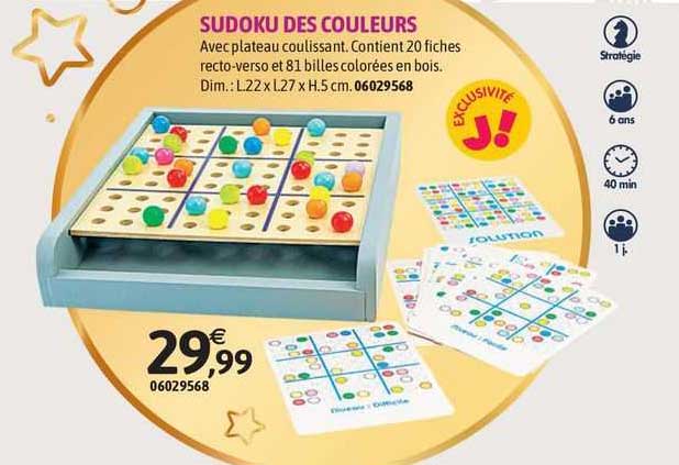Sudoku Des Couleurs J!